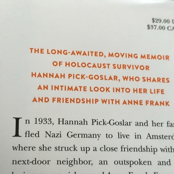 My Friend Anne Frank, a book by Hannah Pick Goslar - Picture 4 of 12